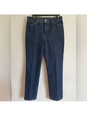 Banana Republic Dark Wash Vintage Style High Rise Straight Leg Jeans 29S